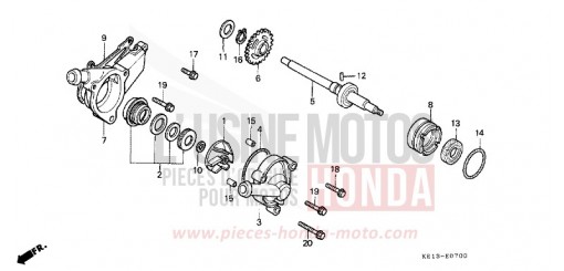 POMPE A EAU MTX125RWH de 1987